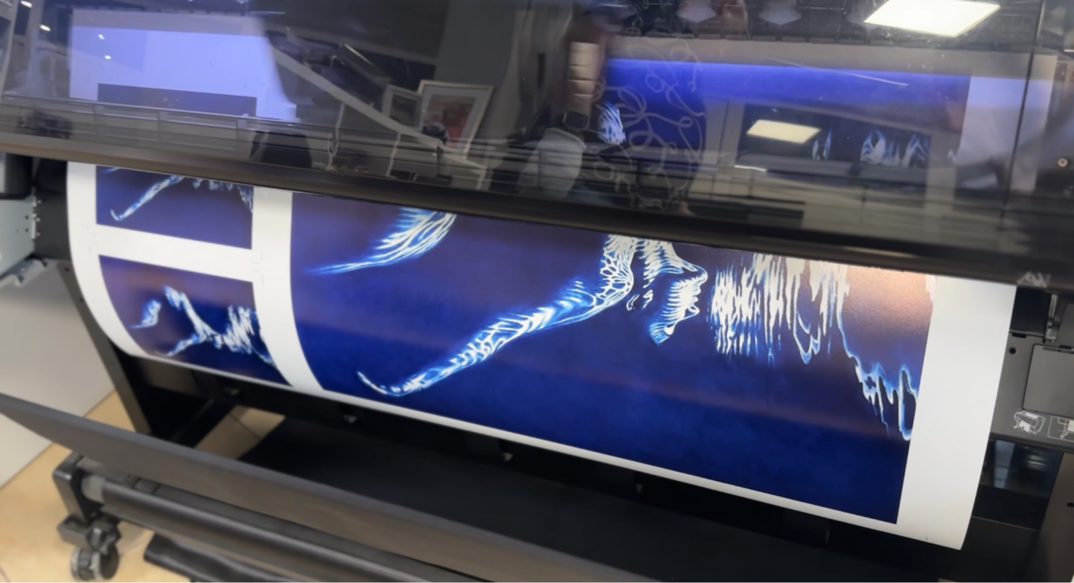 Siren's Song — Prussian Blue Underwater Nude Print