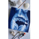 Something Fishy – Original Blue Underwater Nude  with Fish