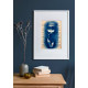 Muse №3 - Contemporary Blue Figurative Painting on Vintage Sheet Music – Female Form, Cyanotype Style, Inspirational Art Series
