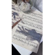 Shadow Sonata No.1 — Pastel Silhouette Art on Vintage Music Sheet