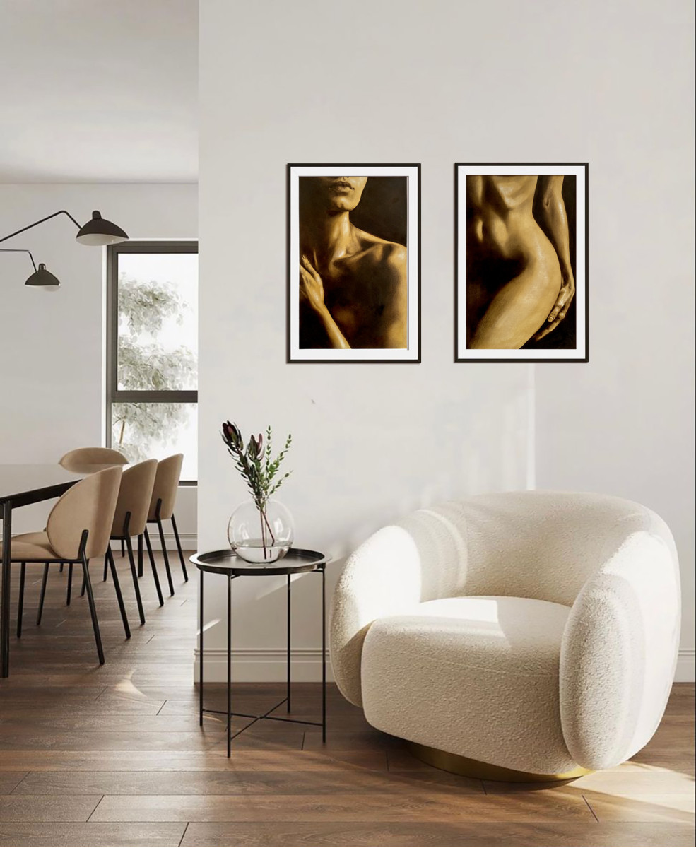 Innocent Lie II - Beautiful Female Nude in Warm Dark Tones