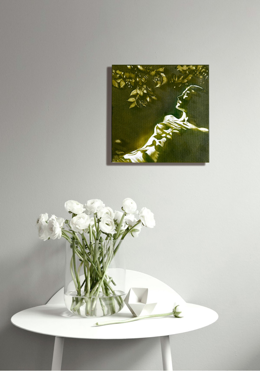 The_Forest_Nymph_Awakens - Olive Green Summer Morning in Shadows