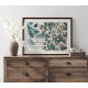 Silhouette Sonata No.5 — Botanical Silhouette Art on Vintage Sheet Music