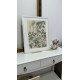 Silhouette Sonata No.5 — Botanical Silhouette Art on Vintage Sheet Music