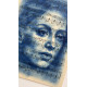 Muse №5 -Blue Female Portrait