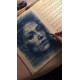 Muse №5 -Blue Female Portrait