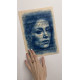 Muse №5 -Blue Female Portrait