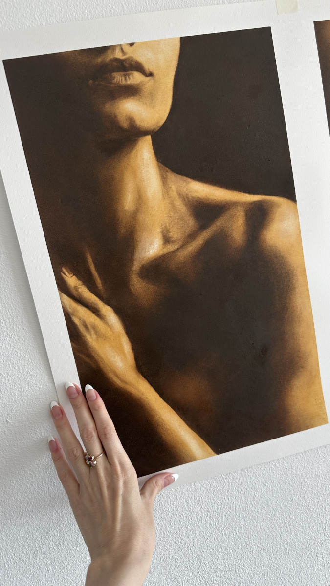 Naked Truth II - Dark Female Figurative