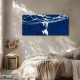 Large Blue Siren Limited Edition Fine Art Print – Mythological Water Figure