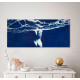Large Blue Siren Limited Edition Fine Art Print – Mythological Water Figure
