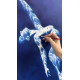 Siren's Call - Vertical Blue Underwater Nude