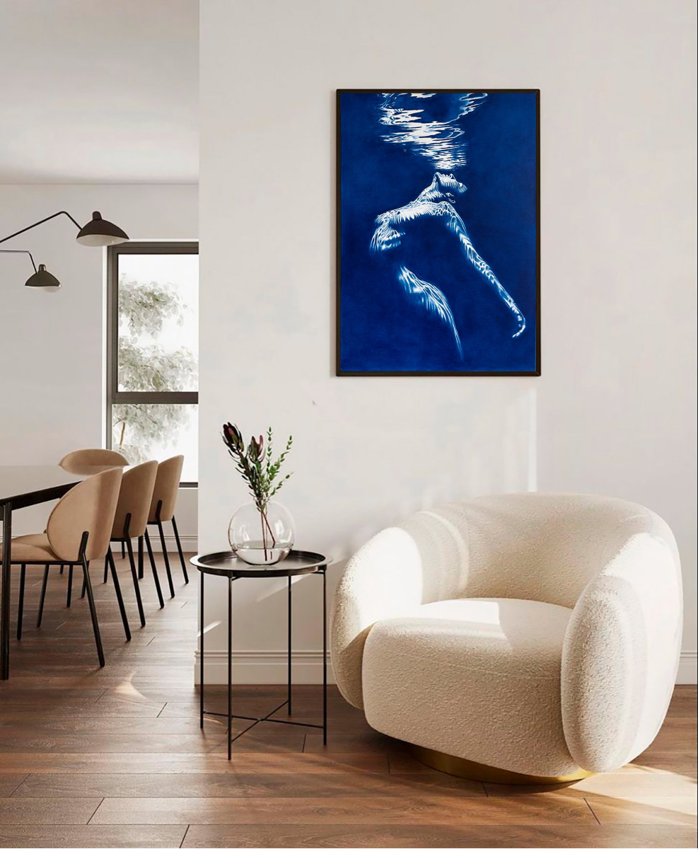 Siren’s Song - Deep Blue Underwater Nude