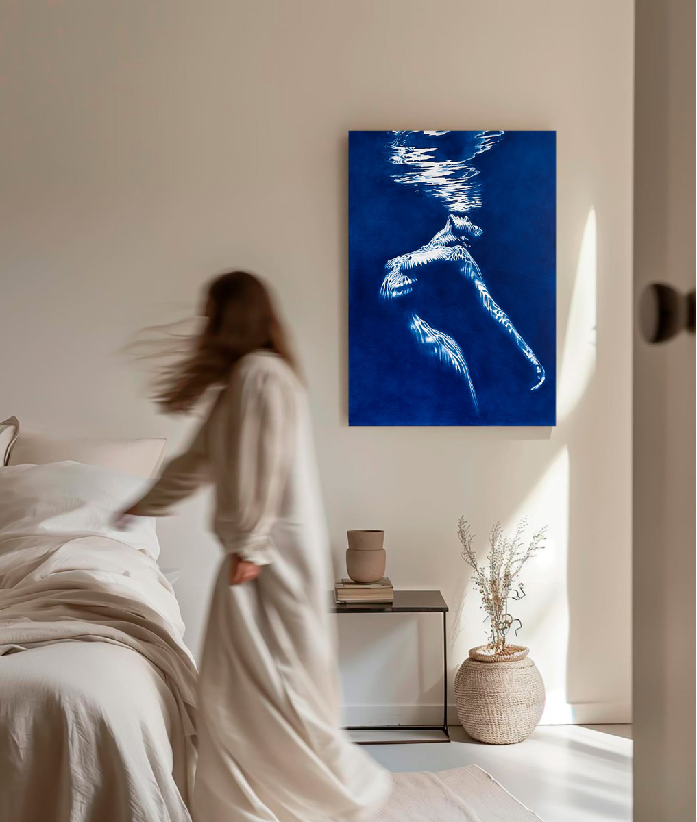 Siren’s Song - Deep Blue Underwater Nude