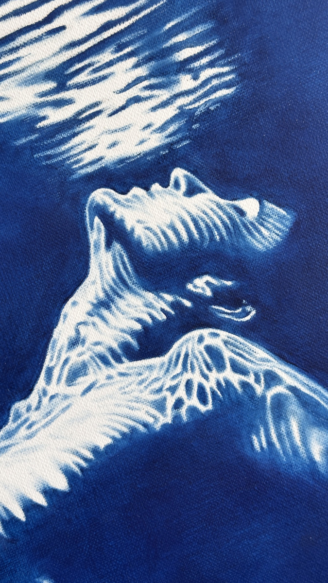 Siren’s Song - Deep Blue Underwater Nude