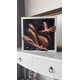 Comfort Zone – Contemporary Figurative Nude Diptych, Original Oil Paintings on Canvas