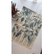 Silhouette Sonata No.6 — Pastel Blue Leaves on Vintage Sheet Music