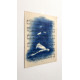 Muse №1 - Contemporary Nude Figurative Oil Painting on Vintage Music Sheet – Cyanotype Style Female Form Artwork, Inspiration Series1_Muse_No1_Shilo_Julia_contemporary_nude_art2_Muse_No1_Shilo_Julia_figurative_oil_painting3_Muse_No1_Shilo_Julia_nude
