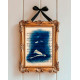 Muse №1 - Contemporary Nude Figurative Oil Painting on Vintage Music Sheet – Cyanotype Style Female Form Artwork, Inspiration Series1_Muse_No1_Shilo_Julia_contemporary_nude_art2_Muse_No1_Shilo_Julia_figurative_oil_painting3_Muse_No1_Shilo_Julia_nude