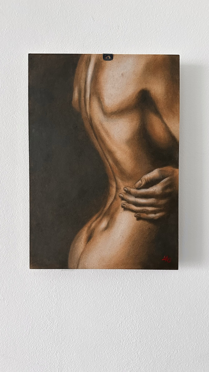 Trust Boundary - Figurative Oil Painting