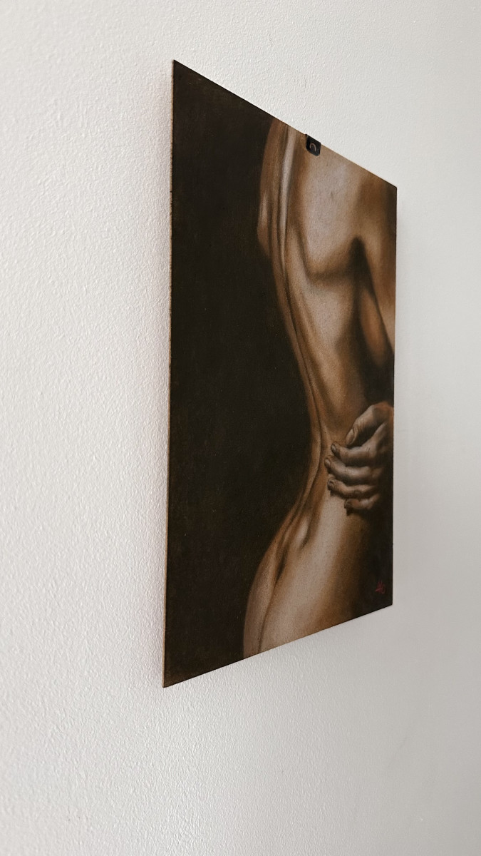 Trust Boundary - Figurative Oil Painting
