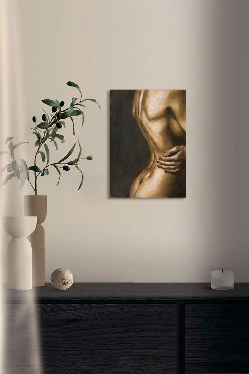 Trust Boundary - Figurative Oil Painting