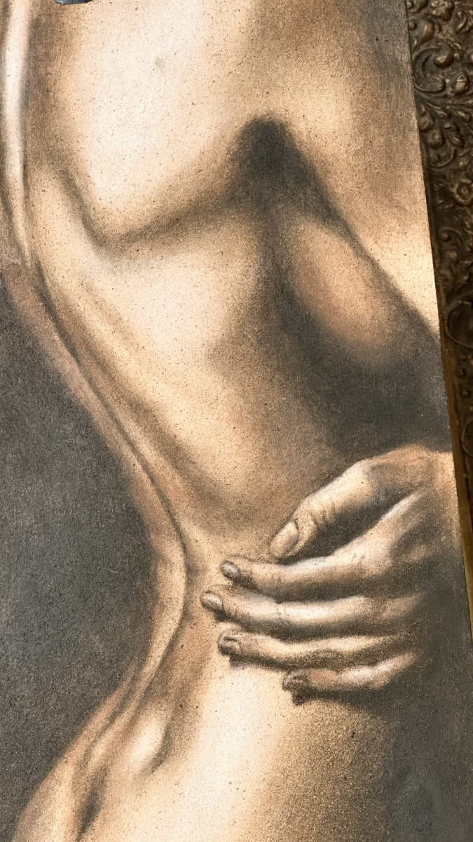 Trust Boundary - Figurative Oil Painting