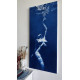 Call of the Siren - Blue Monochrome Underwater Nude