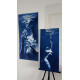 Call of the Siren - Blue Monochrome Underwater Nude