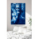 The Mermaid's Enigma – Underwater Female Figure with Blue Water Reflections